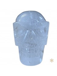 Crâne allongé cristal de roche 1.221kg
